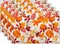 Fall Placemats 12×18 Inches Set of 4 Watercolor Pumpkin(Watercolor Pumpkin)